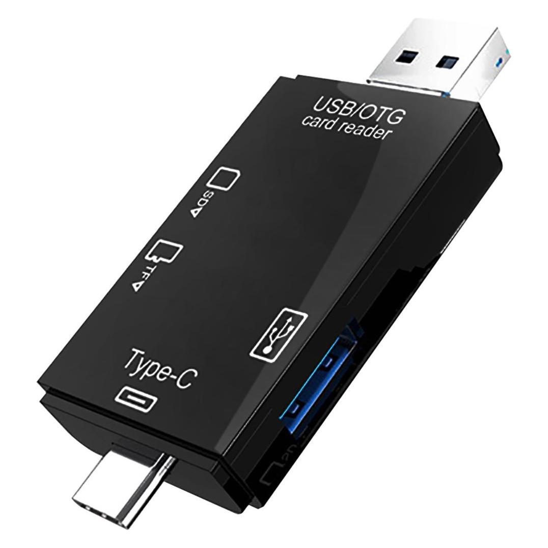 Vakoss USB-/MicroUSB-/USB-C-Leser (TC-R425X) (Micro USB, USB 3.0, USB-C) (TC-R425X)