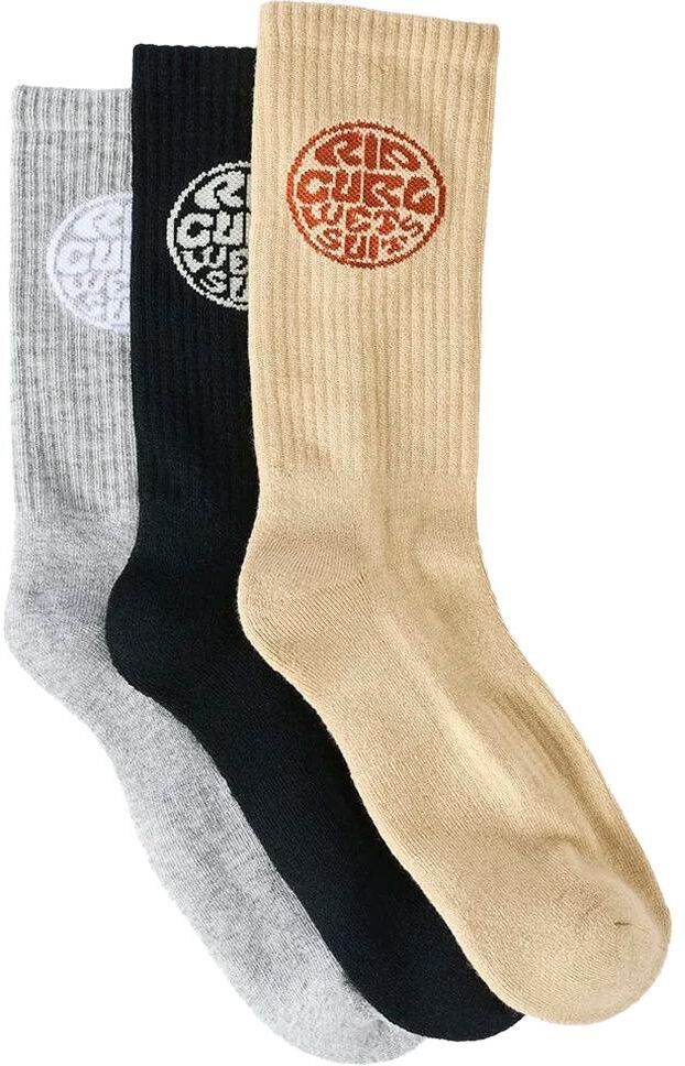 Rip Curl  - Wetty Crew Sock 3-Pk Khaki Sand - Chaussettes