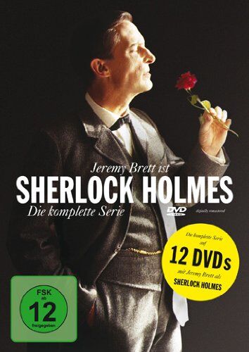 Jeremy Brett - Sherlock Holmes - Die komplette Serie [12 DVDs] - Preis vom 04.10.2026 03:51:26 h