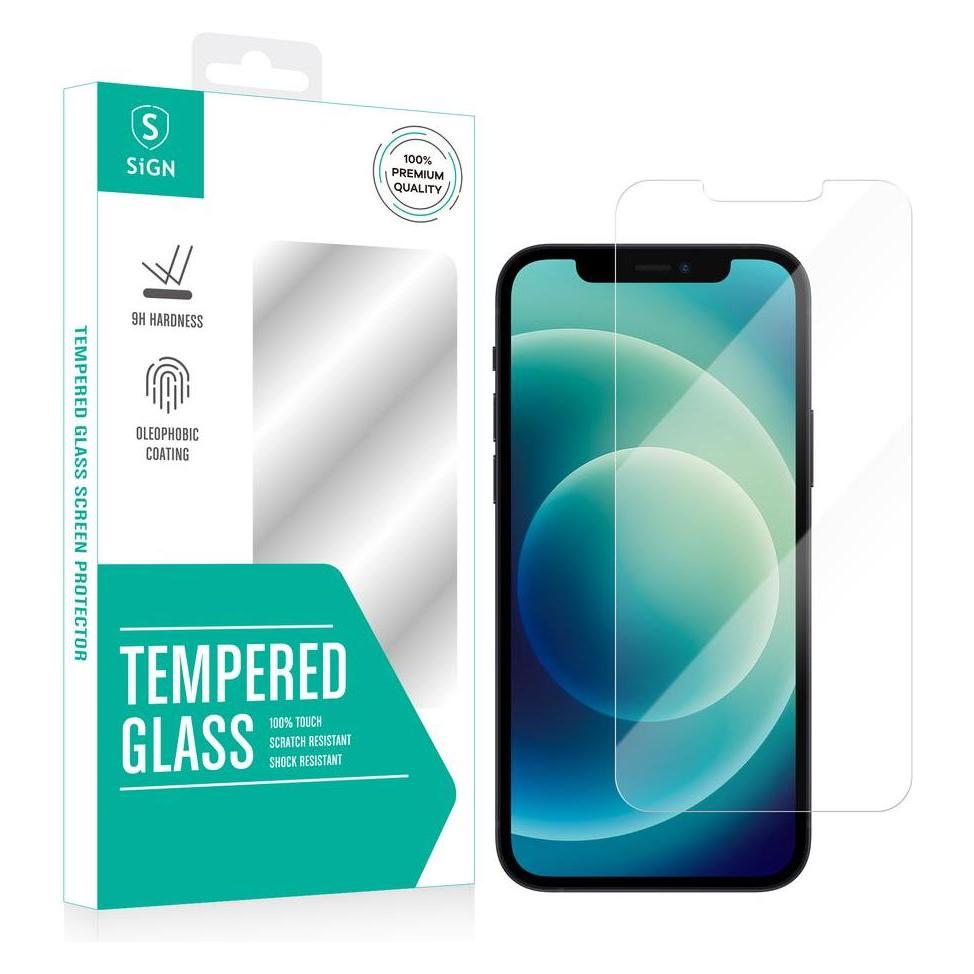 SIGN Screen Protector Tempered Glass for iPhone 12/12 Pro (Apple iPhone 12) (SN-CGIP12)