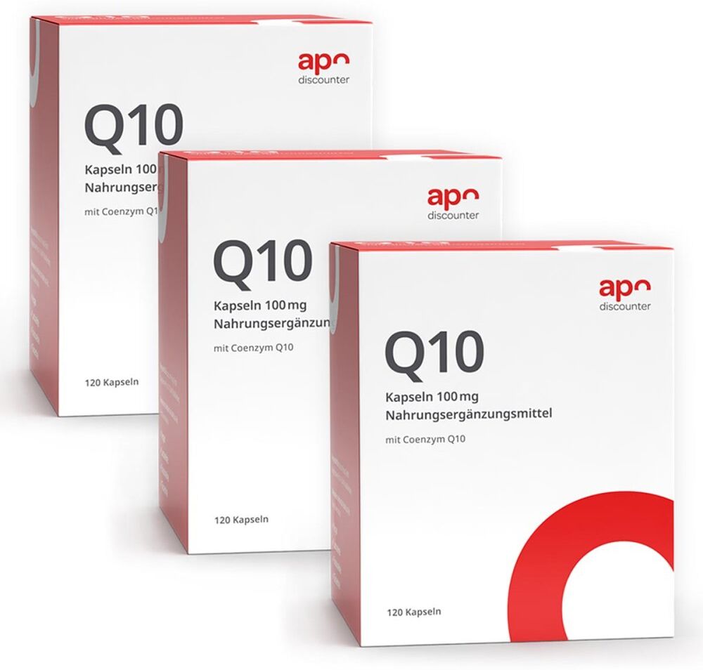 Q10 Kapseln 100 mg mit Coenzym Q10 von apodiscounter