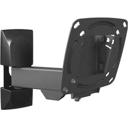 Barkan E130.B 26" LCD, 3 Scharniere, Wandmontage, schwarz (Wand, 15 kg, 26" - 29"), TV Wandhalterung, Schwarz