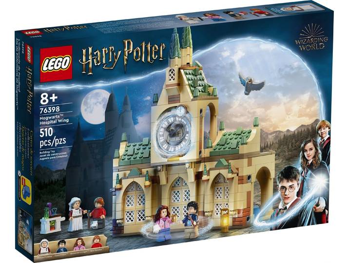 LEGO® LEGO® Harry Potter 76398 Hogwarts™ Krankenflügel Konstruktionsspielsteine, (510 St)
