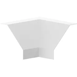 GGK 6871 Inneneckhaube MBRS 80x80mm/45-9010, Stahl, alpinweiß beschichtet MBRS 80x80/45 PULT/S-IE MBRS80x8045PULTSIE