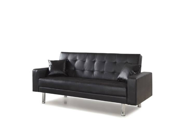 Banquette Clic Clac 3 places noir - Elbe - DESIGNETSAMAISON