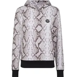 PLEIN SPORT Kapuzen-Sweatjacke PYTHON, Größe XS in Grau 10