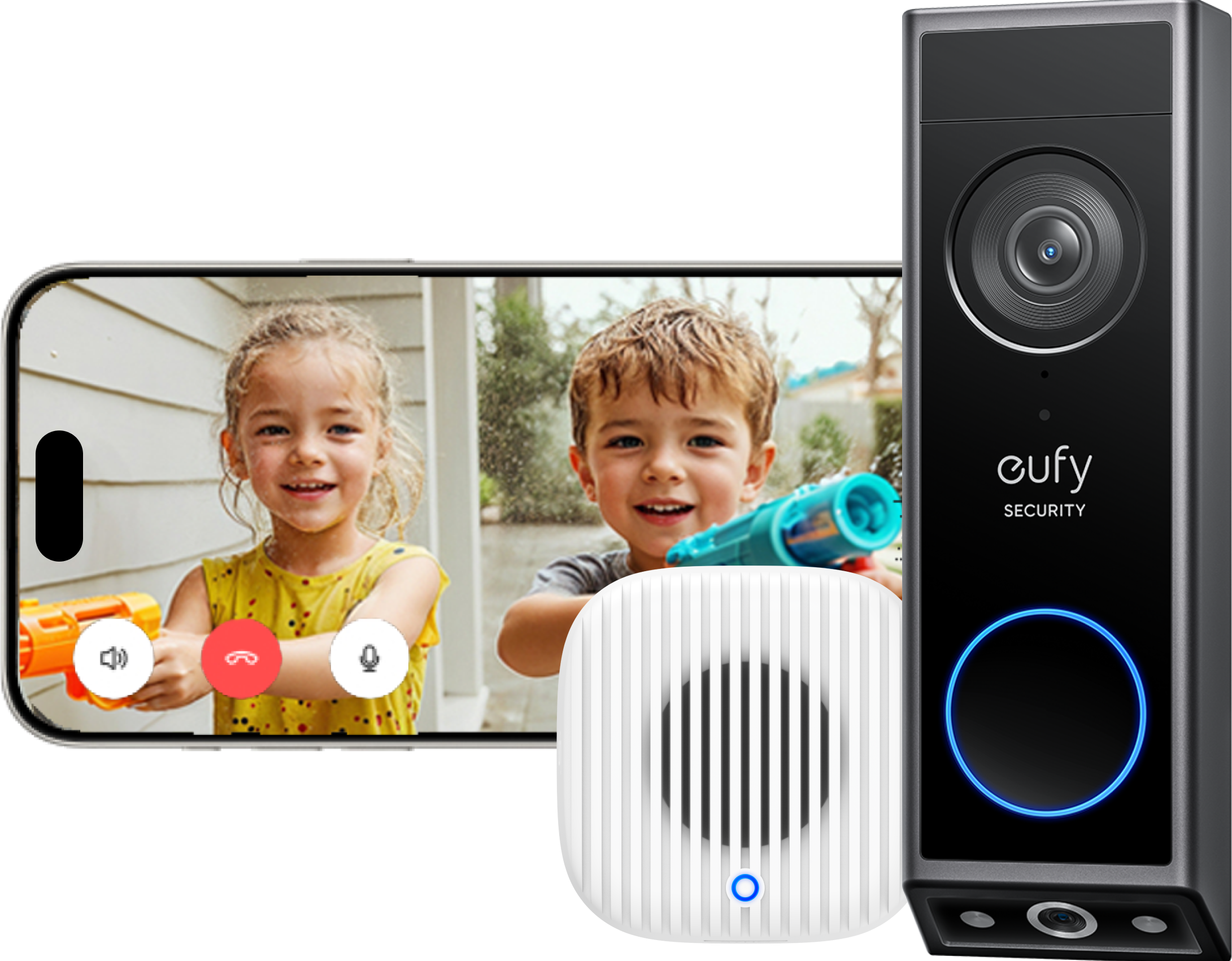 eufy Video Doorbell E340 + Chime 2