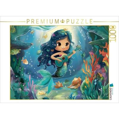 CALVENDO Puzzle Goresia - Die Gitarristin | 1000 Teile Lege-Größe 64x48cm Foto-Puzzle für glückliche Stunden