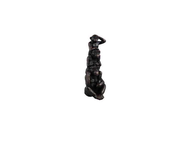 Skulptur, Schwarz, Kunststoff, Affe, Affe, 15x35x12.5 cm, stehend, zum Stellen, Tierfiguren, Dekoration, Dekofiguren & Skulpturen, Skulpturen