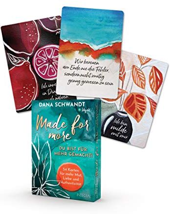 Dana Schwandt - Made for more – Du bist für mehr gemacht! Das Kartenset.: 54 Karten für mehr Mut, Liebe und Authentizität - Preis vom 15.10.2026 23:06:25 h