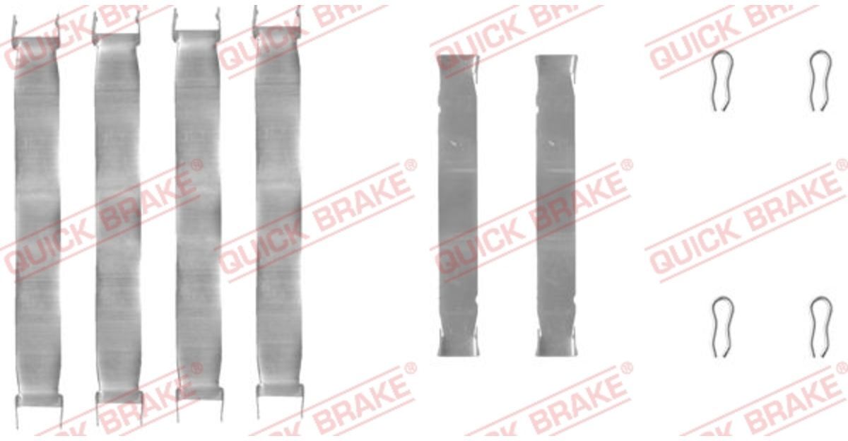 Zubehörsatz, Scheibenbremsbelag QUICK BRAKE 109-0937