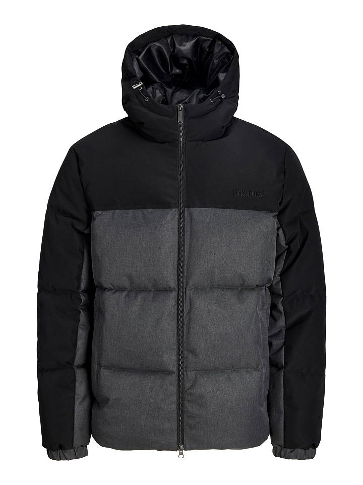 Jack & Jones Winterjacke in Anthrazit - XL