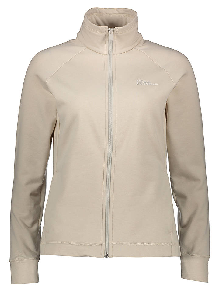 Jack Wolfskin Fleecejacke "Waldsee" in Beige - S