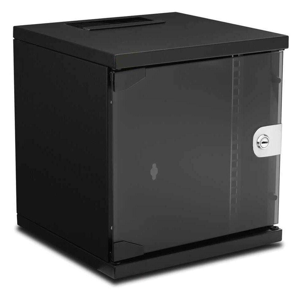 Wirewin Wandschrank WCAB 10 312X300X6U 10" / 6HE / Schwarz (6 HE, 10 Zoll Rack) (WCAB 10 312X300X6U BL)