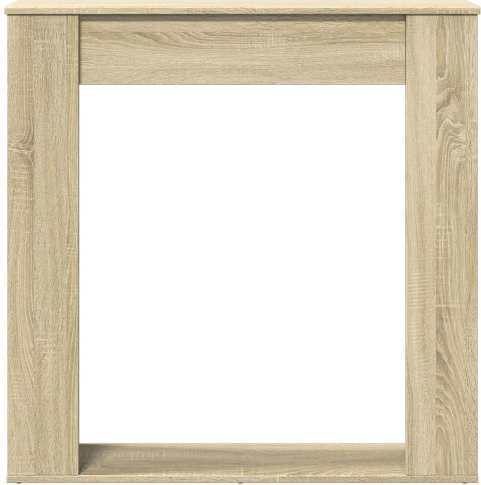 17 Stories Fireplace Mantel Surround Sonoma Oak 100cm H X 100cm W X 20cm D