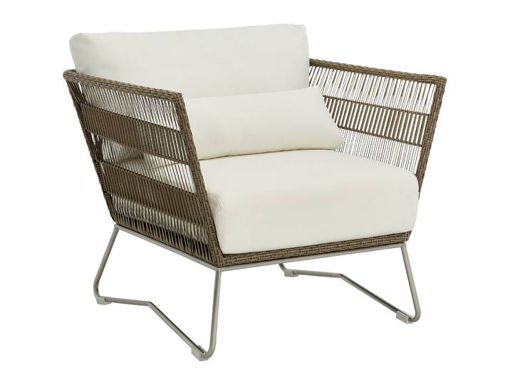 Loungesessel Sunna braun Stahl 1 B 81 T 81 cm