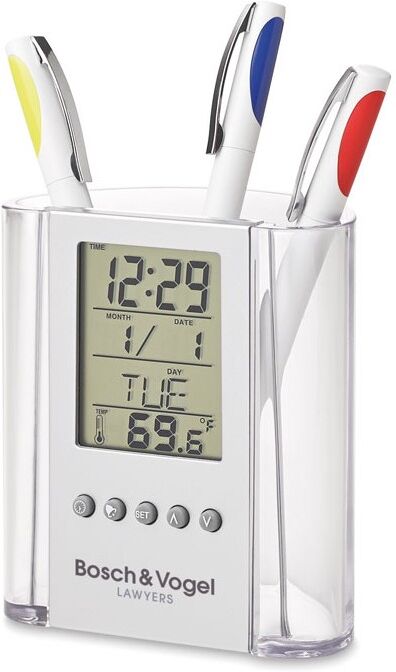 Porte-stylo personnalisé multifonctions PROGIDY Transparent