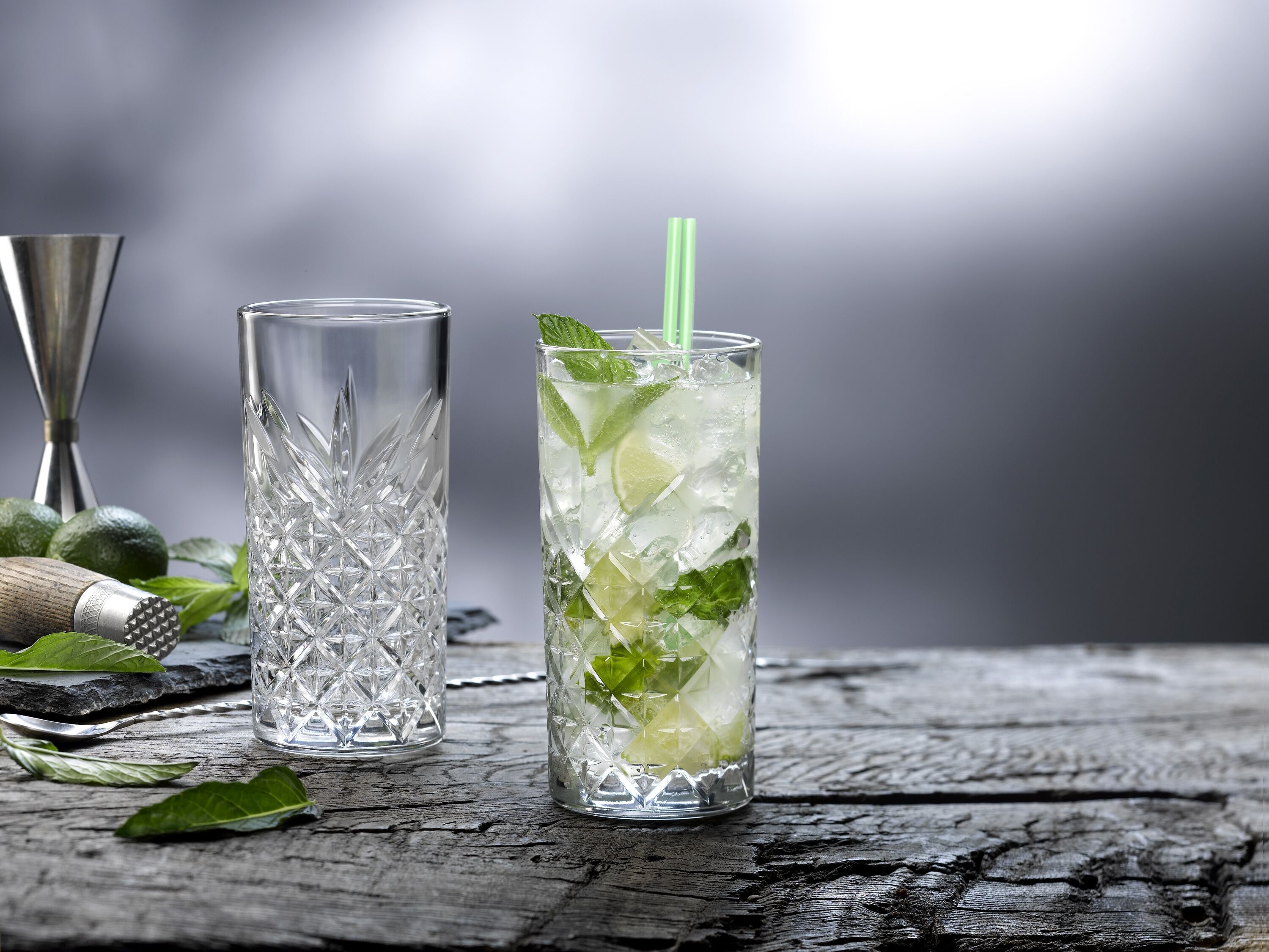 Cocktailglas MÄSER "Timeless", bunt (transparent), 4, Trinkgefäße, Cocktailglas