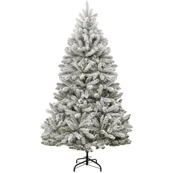 vidaXL Künstlicher Weihnachtsbaum Klappbar Beschneit 300 cm