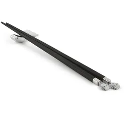 Alessi Alessandro Stick Set mit Zwei Essstäbchen