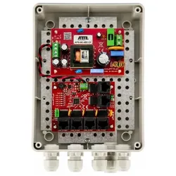 Atte SWITCH 5-PORTOWY POE IP-5-11-M2 (5 Ports), Netzwerk Switch, Schwarz