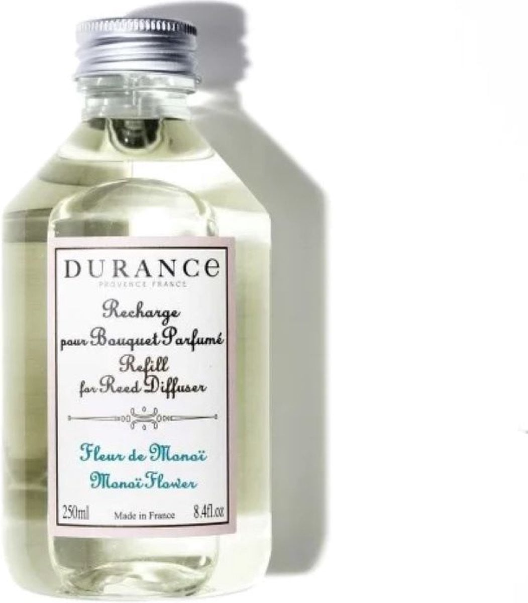 Durance Navulling Geurstokjes Fleur de Monoï 250ml