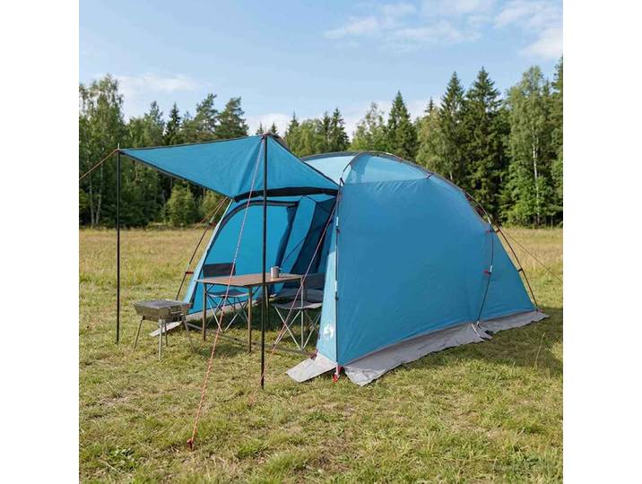 vidaXL Tunnelzelt Blau 361 x 235 x 152 cm