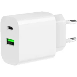 Gembird TA-UC-PDQC20-01-W Ladegerät für Mobilgeräte Universal Weiß AC Schnellladung Drinnen