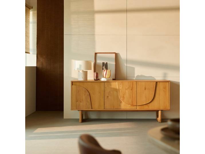 Sideboard Mattia aus Eiche, 175 cm - Natur