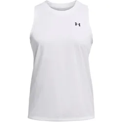Under Armour, Damen, Sportshirt, Tech Tank (L), Weiss