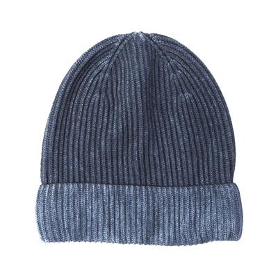 Beanie JAN VANDERSTORM "Mütze SORENLUND", Herren, Gr. 1, blau, Obermaterial: 100% Baumwolle CO., Mützen Beanie