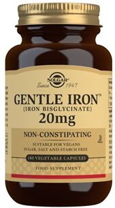 SOLGAR GENTLE IRON 20MG Kosttilskud 180 stk