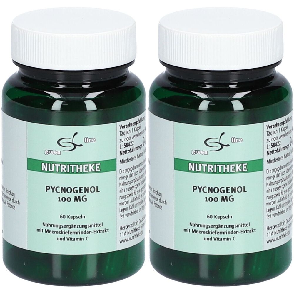 Pycnogenol 100 mg Kapseln 2x 2x60 St