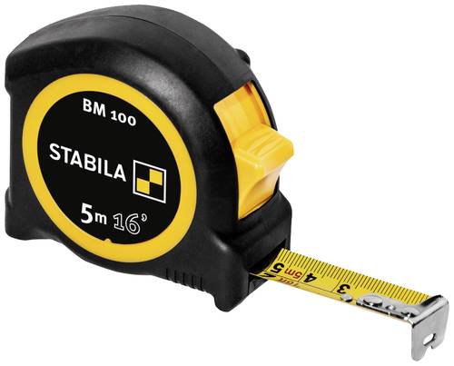 Stabila BM 100 cm+inch 19567 Maßband 5m ABS