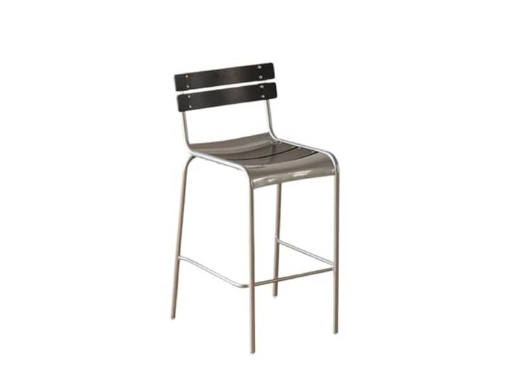 VNCdfhETs Barstuhl Home Barhocker Mit Rückenlehne Und Fußstütze Nordic High Chair Barhocker(Black)