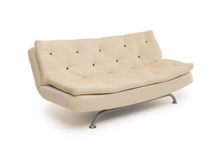 Bettsofa Rivo Creme Stoff B 185 T 98 cm - Bettsofa