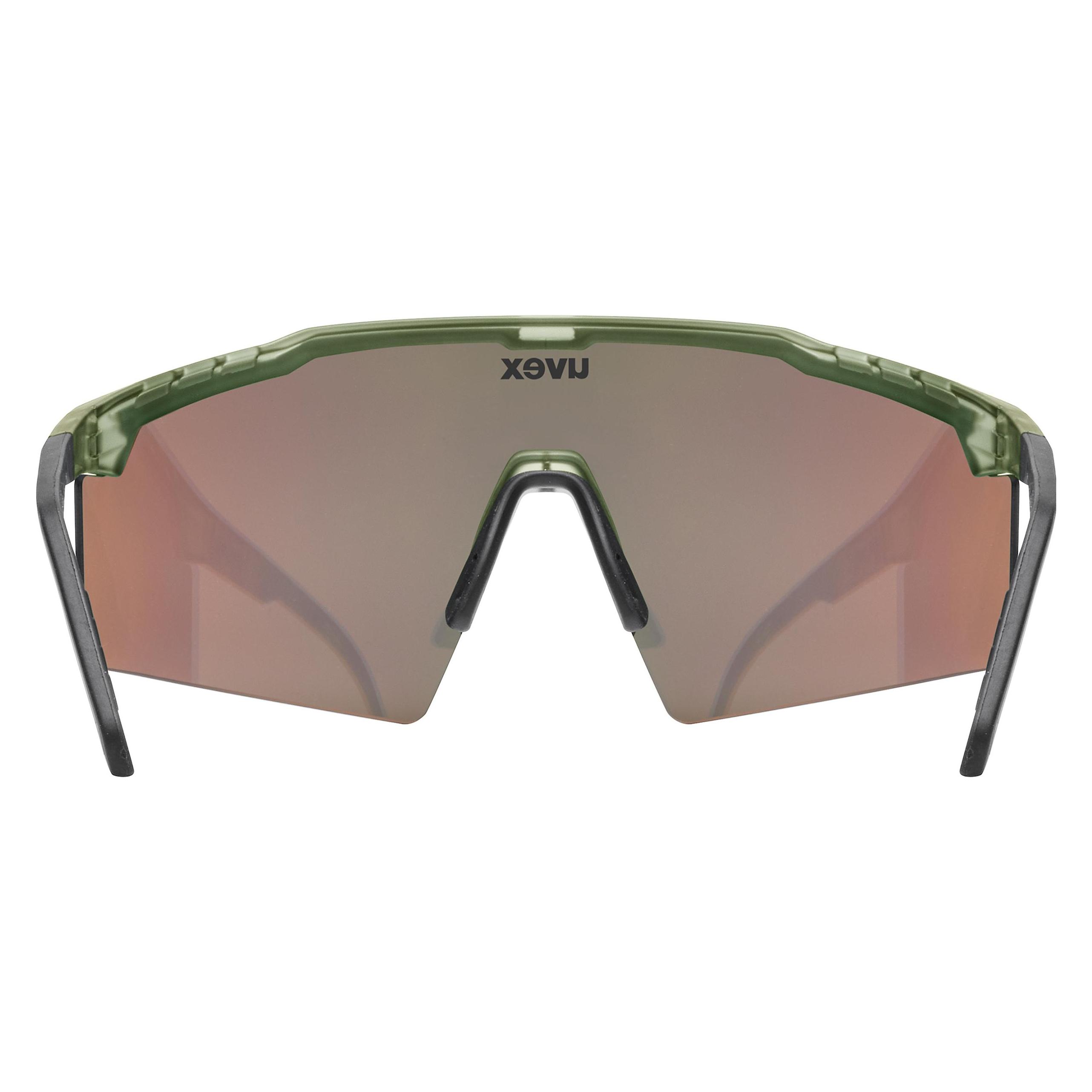 Uvex flowline (olive matt, Mirror Gold) (534004)