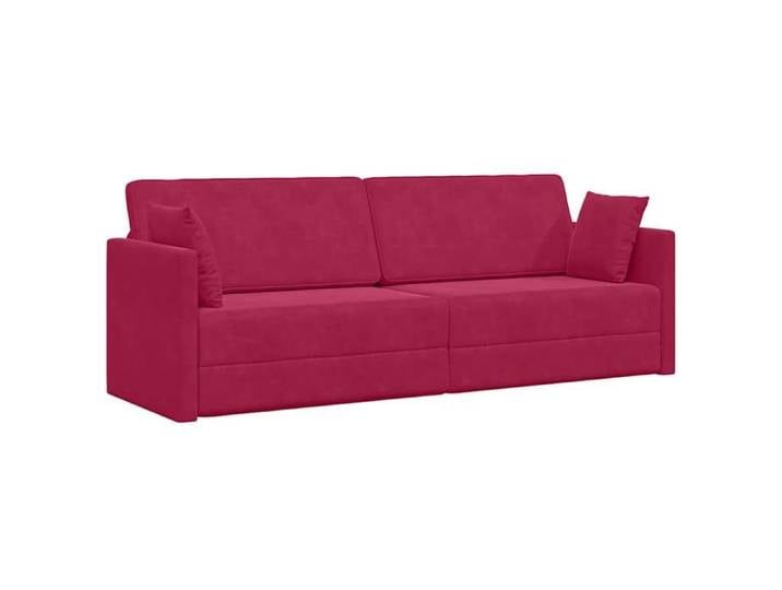 (Promo 2026)Fauteuil long/Canapé-lit moderne - SHIELD - Sofa-lit au sol - 200cm Bordeaux Velours 6739617