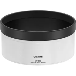 Canon ET-155B Sonnenblende kurz, Gegenlichtblende, Schwarz, Weiss