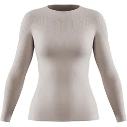 BAUERFEIND SPORTS Sports langarm Kompressionsshirt Damen silver grey S