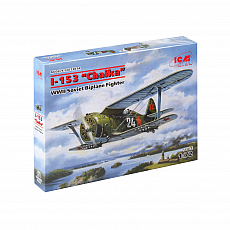 ICM - I-153 Chaika WWII Soviet Biplane Fighter - 1:72 - 76 Teile 306569