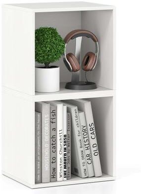 1/2/4 pcs Cubby Bookcase Stackable Open Cube Shelf for Small Spaces
