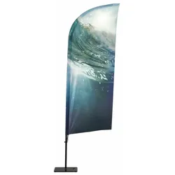 Beachflag Alu Wind 465 cm Gesamthöhe Luxus-Tasche