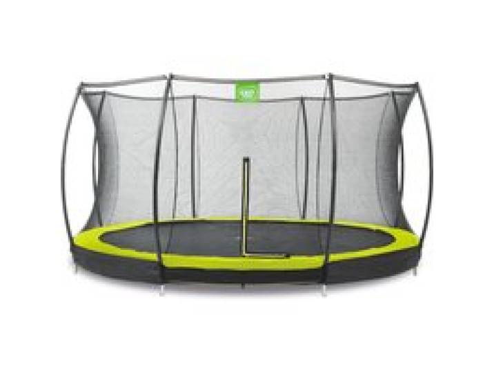 EXIT TOYS Trampoline au sol Silhouette avec filet de sécurité (ø 427 cm)