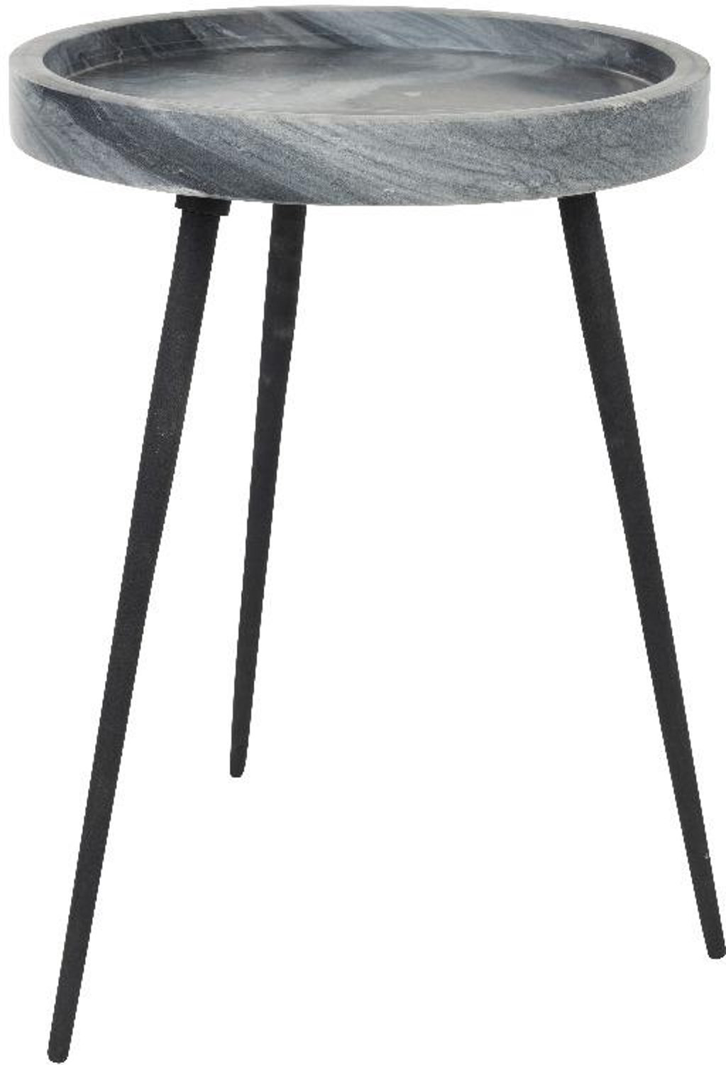 Puur Lyman bijzettafel grijs ø33 cm
