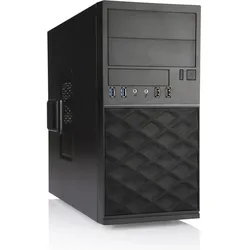In Win Win Case EFS052 (EFS052.U3U2AQC) (mATX, Mini-ATX), PC Gehäuse, Schwarz