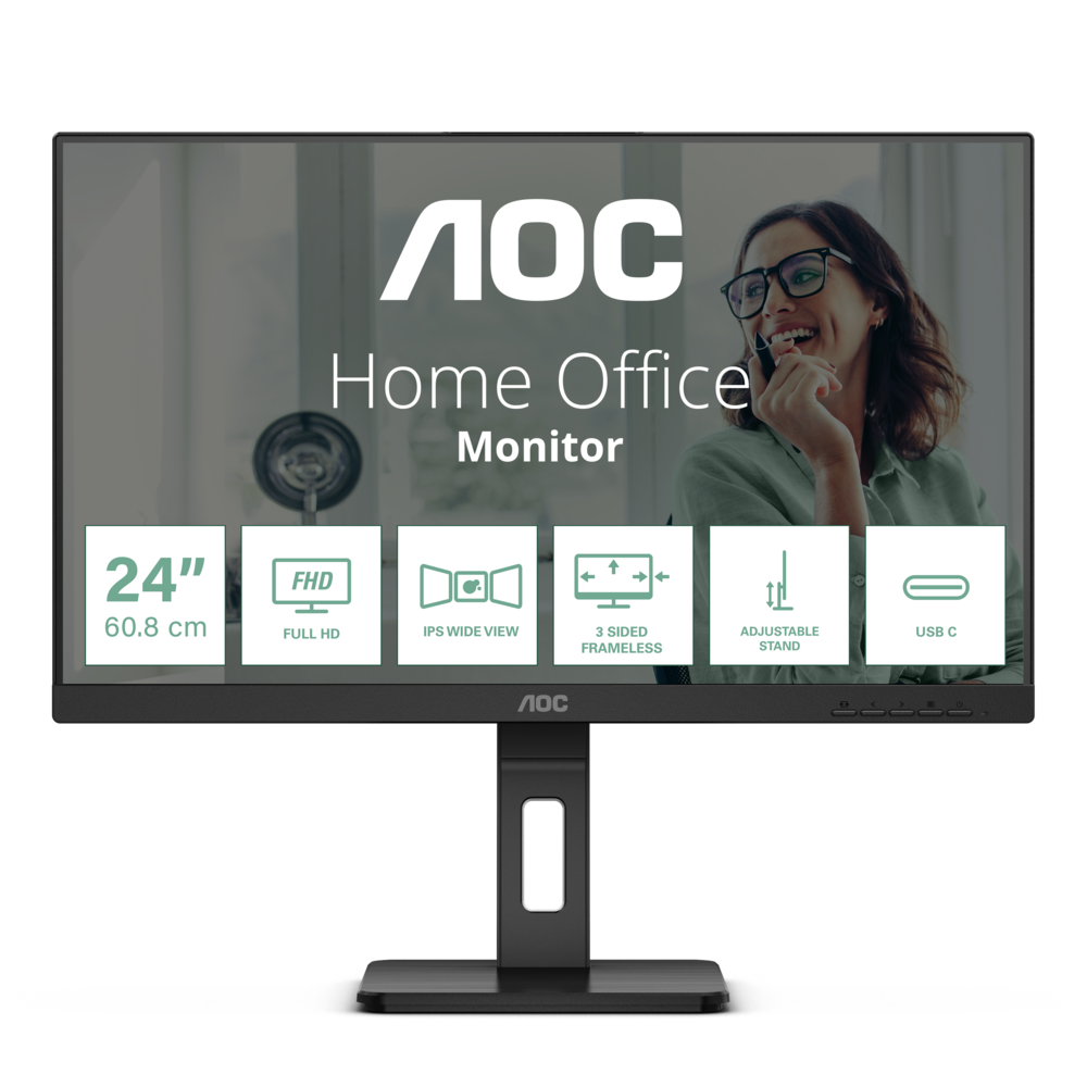 AOC 24P3CV 23.8 Zoll Full HD IPS Panel 16:9 75 Hz Monitor