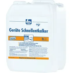 Dr. Becher 1642000 Geräte Schnellentkalker 5 L starke Kalklösekraft mit Korrosionsschutz, DIN EN 1276
