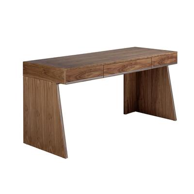 AC ANGEL CERDA Angel Cerdá Bürotisch aus Nussbaumholz und schwarzem Stahl 3217C