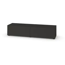 TV-Lowboard Nex Pur Box Grau Graphit